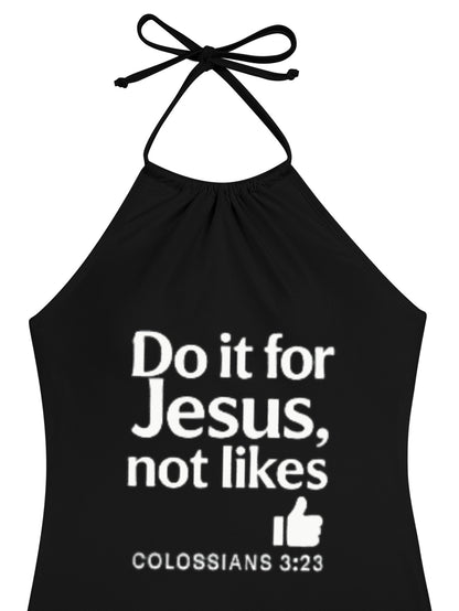 Do It For Him Christian Women's Tankini Swimsuits with Shorts - ClaimedbyGodDesigns