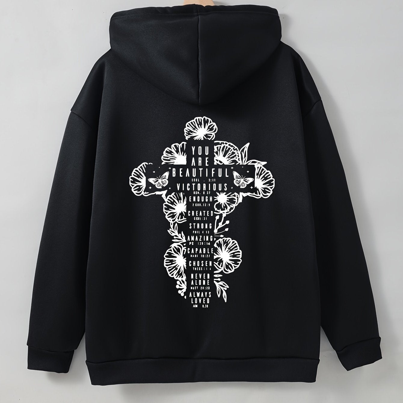 You Are Women's Christian Pullover Hooded Sweatshirt claimedbygoddesigns