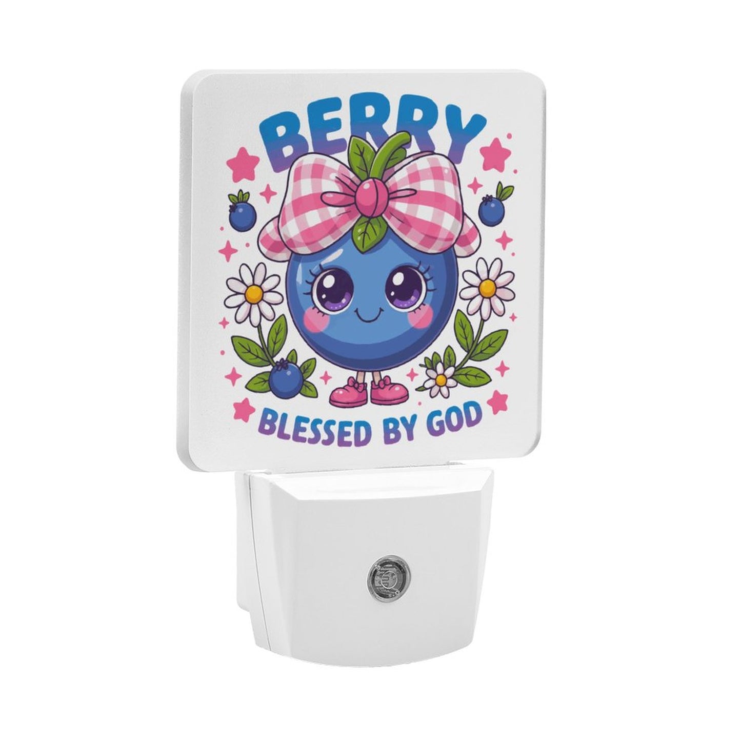 Berry Blessed Christian Night Light for Kids - ClaimedbyGodDesigns