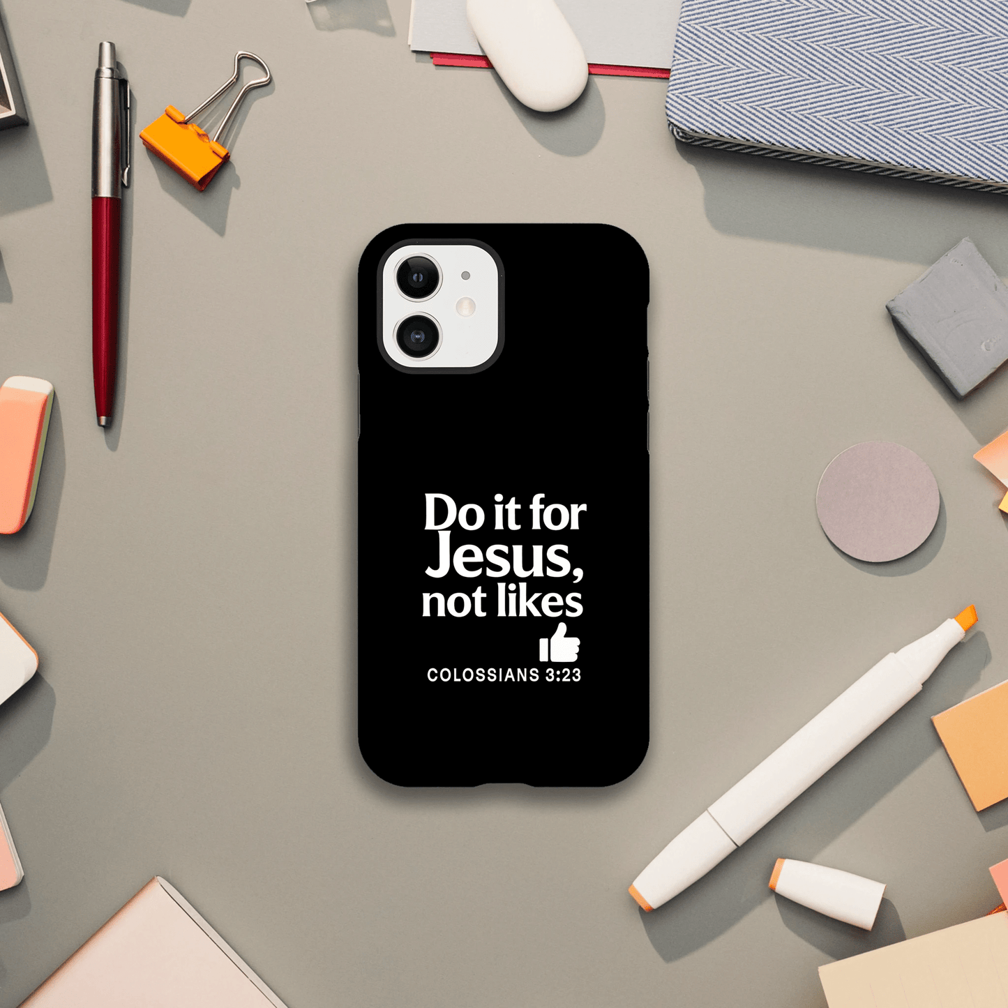 Do It For Him Not Likes Christian Iphone Tough Phone Case - ClaimedbyGodDesigns