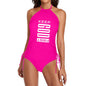 Keep Him First Christian Women's Swimsuit Set - ClaimedbyGodDesigns