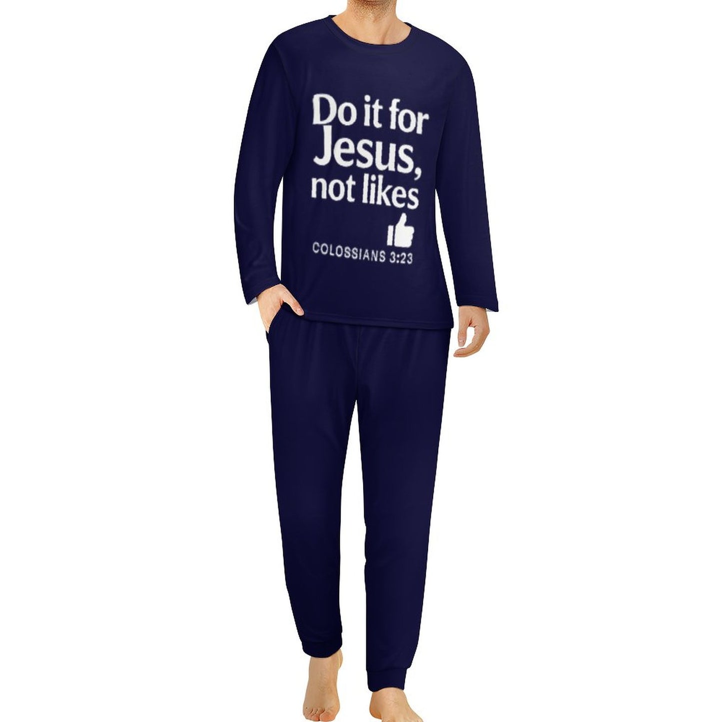 Do It For Him Men's Christian Pajamas - ClaimedbyGodDesigns