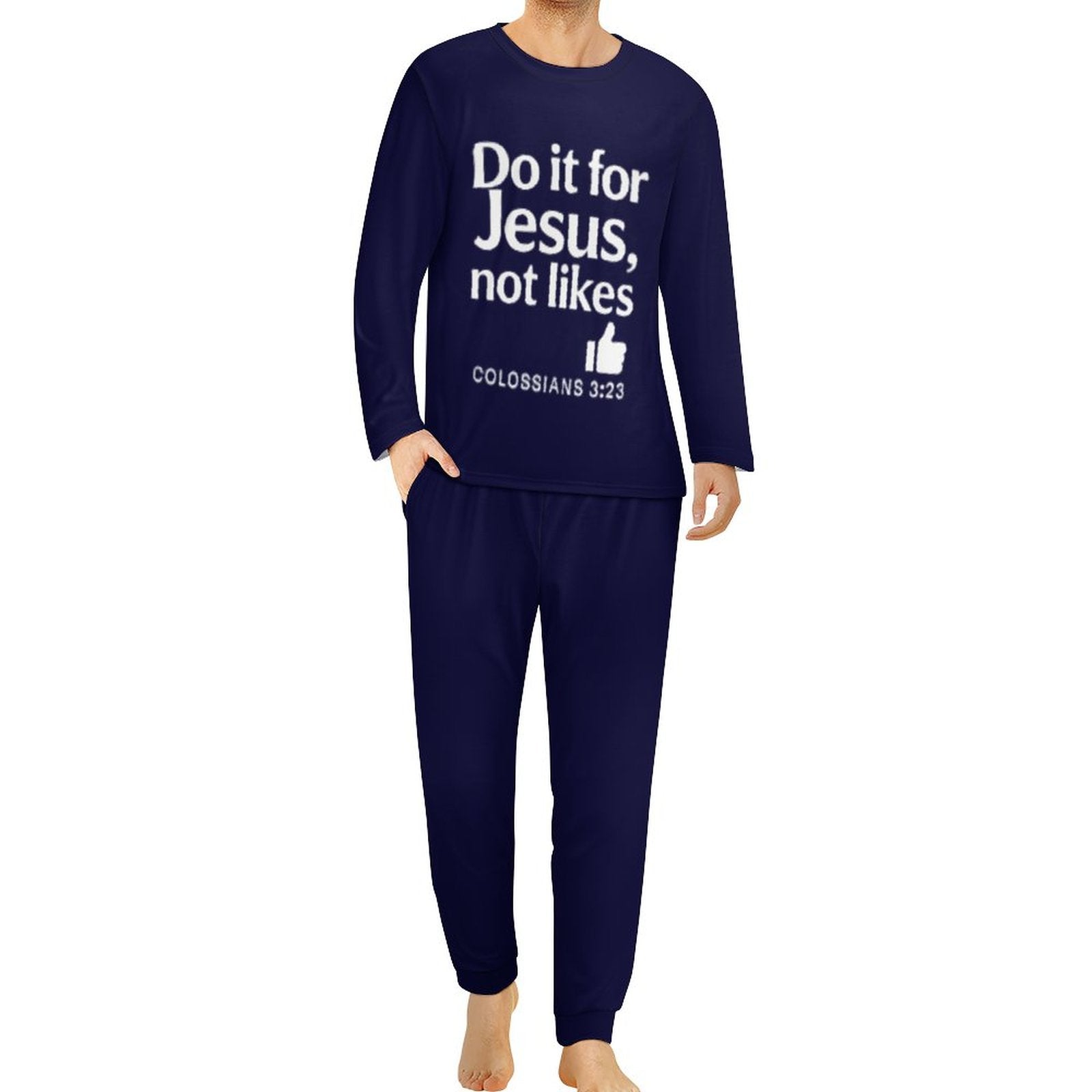 Do It For Him Men's Christian Pajamas - ClaimedbyGodDesigns