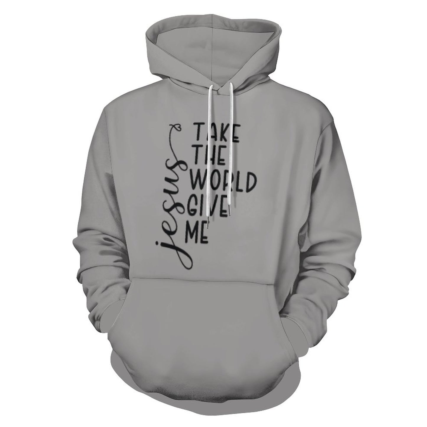 Take The World Give Me Jesus Women's Christian Pullover Hooded Sweatshirt