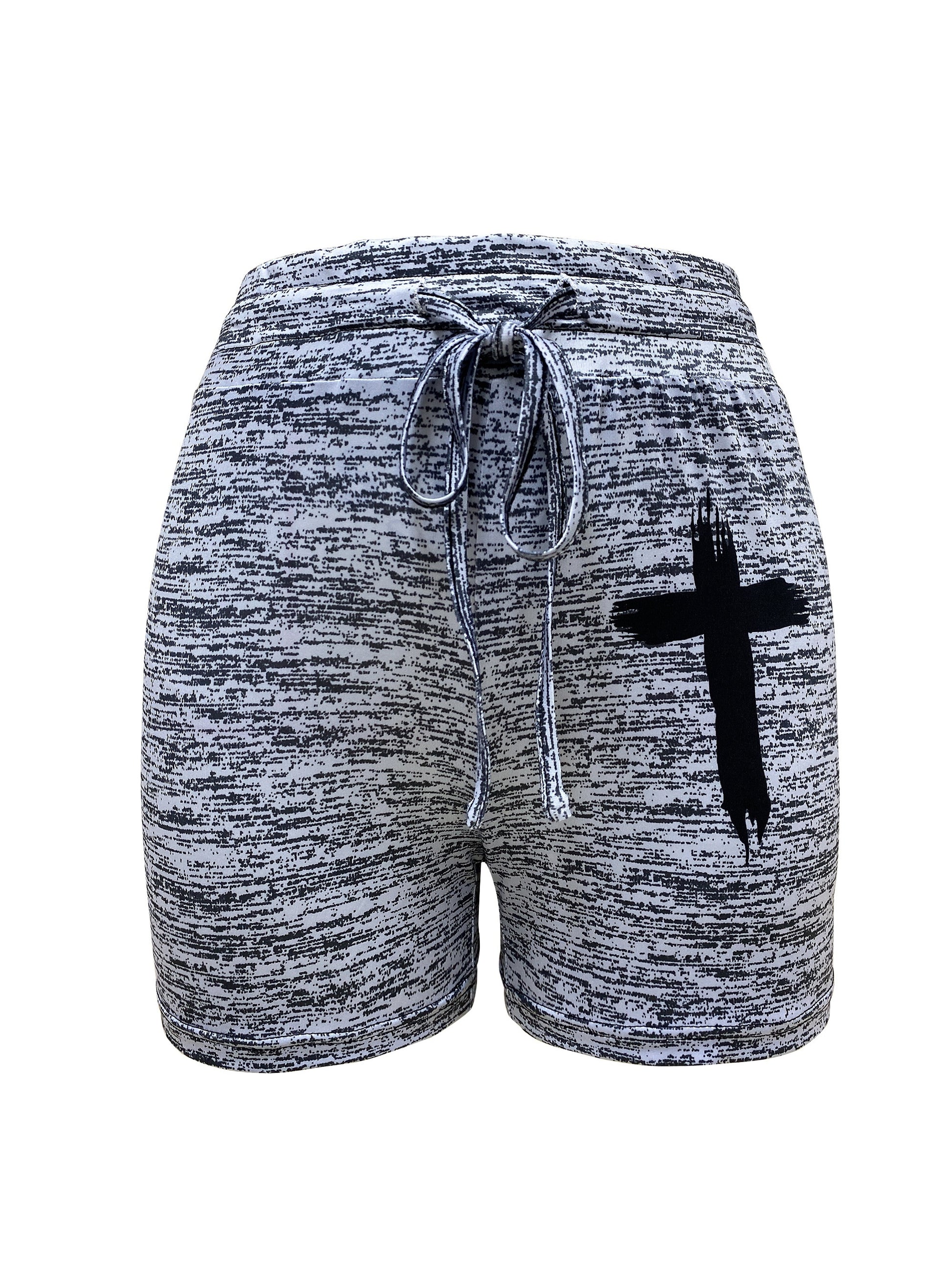 Cross Women's Christian Shorts claimedbygoddesigns