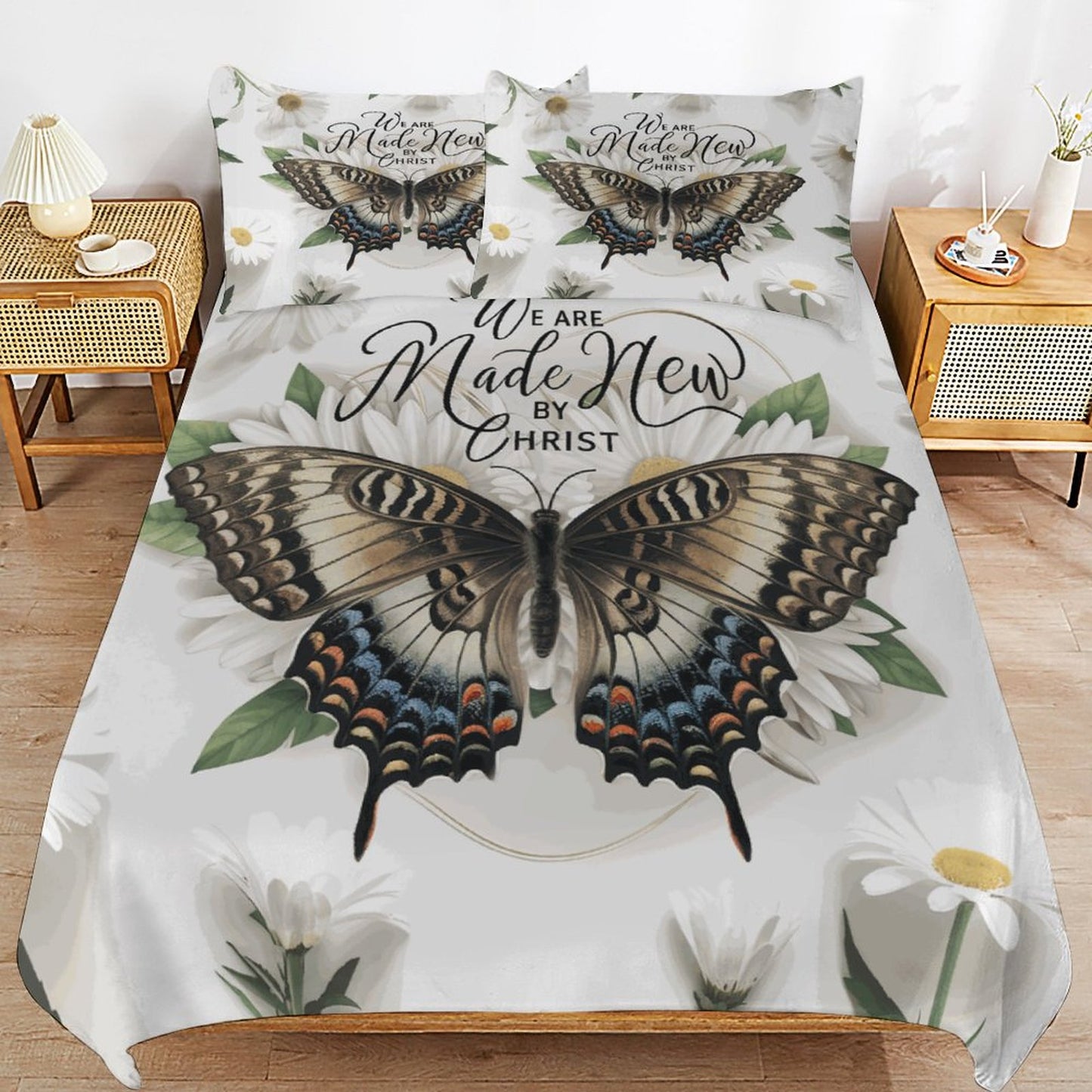 We Are Made New By Christ 3-Piece Comforter Bedding Set-86"×70"/ 218×177cm SALE-Personal Design