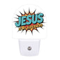 He Is My Superhero Christian Night Light For Kids - ClaimedbyGodDesigns