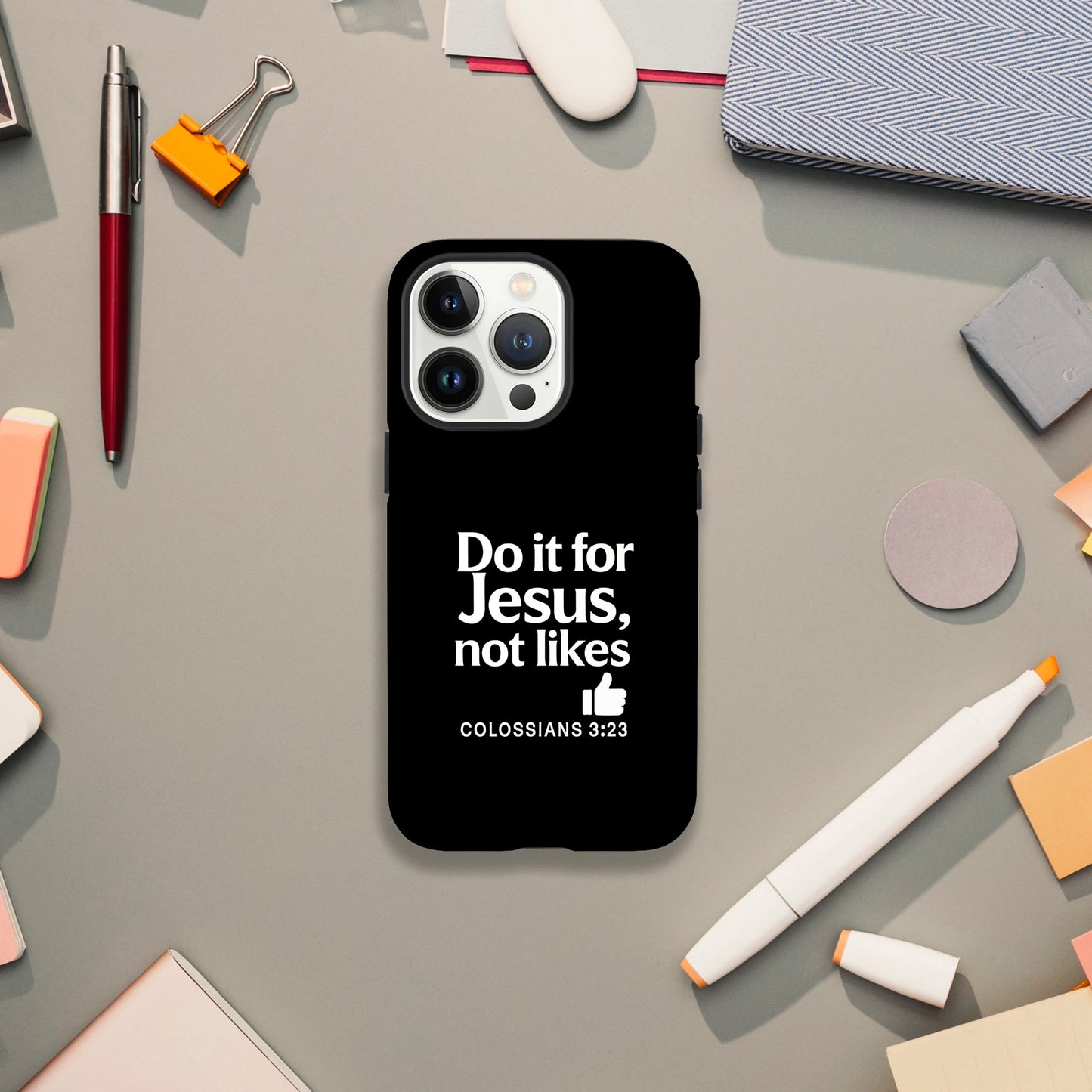 Do It For Him Not Likes Christian Iphone Tough Phone Case - ClaimedbyGodDesigns