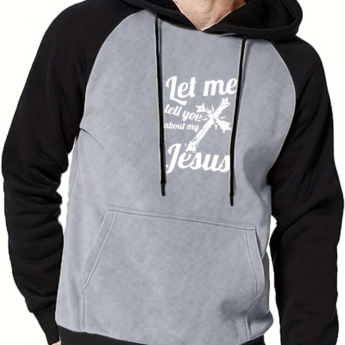Let Me Tell You About My Jesus Men's Pullover Hooded Sweatshirt claimedbygoddesigns