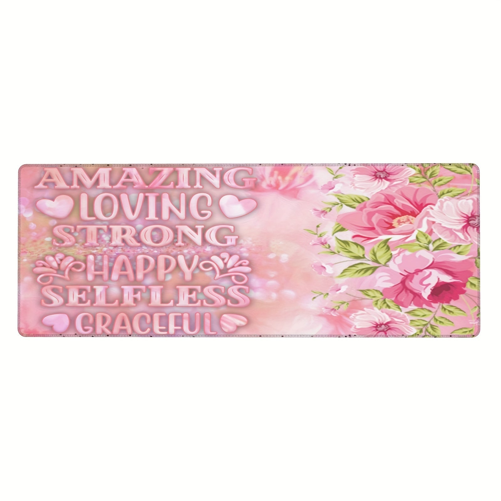 1pc Amazing Loving Strong Happy Selfless Graceful Christian Computer Keyboard/Mouse Pad claimedbygoddesigns