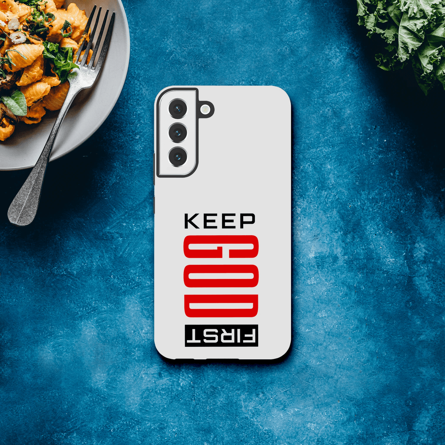 Keep Him First Christian Tough Phone Case For Samsung Galaxy - ClaimedbyGodDesigns