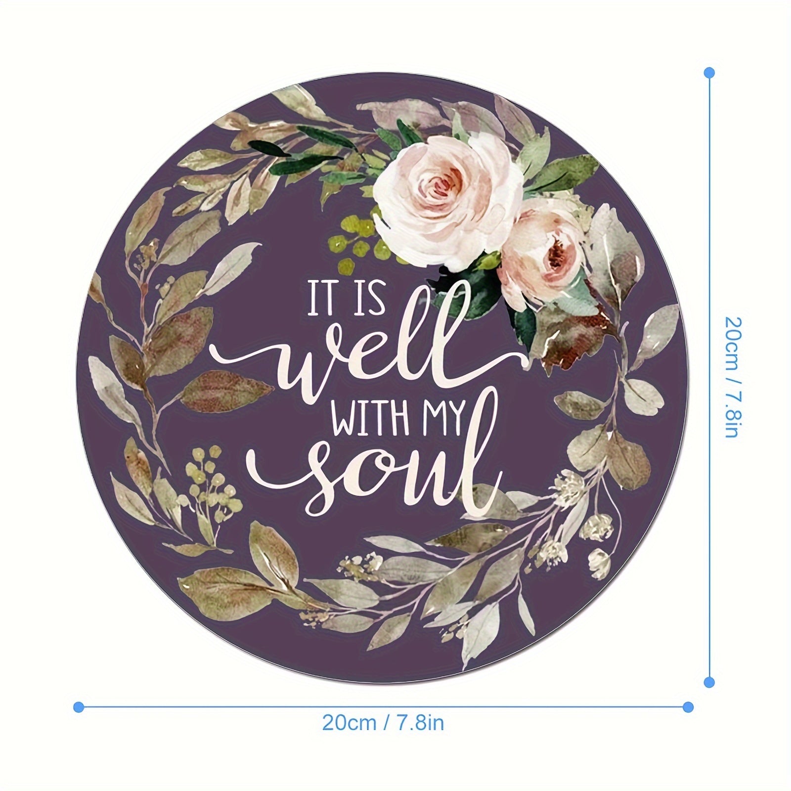 1pc It Is Well With My Soul Christian Computer Mouse Pad claimedbygoddesigns