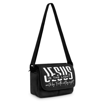 Jesus Is The Light Christian Kids Flap Crossbody Bag