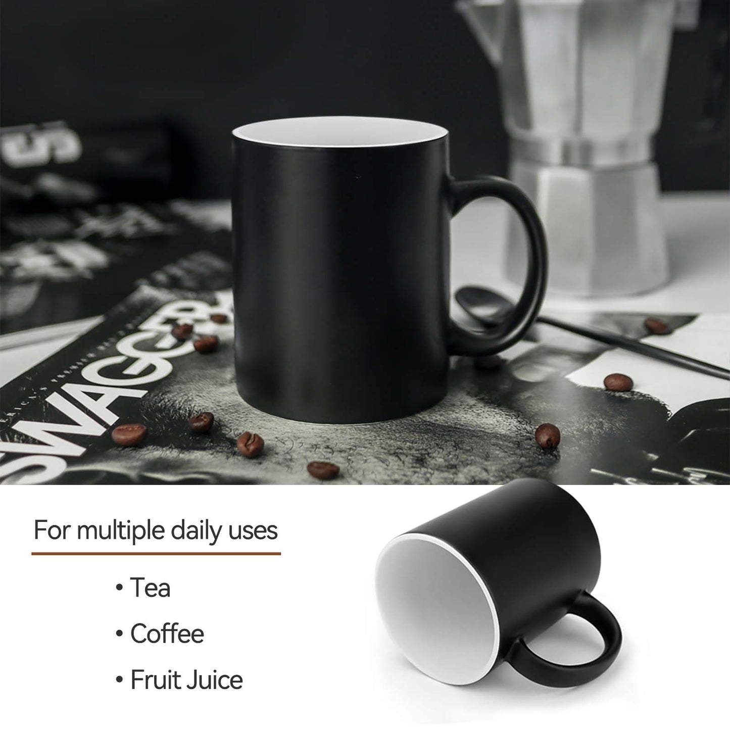 Faith Is Christian Color Changing Mug (Dual-sided)