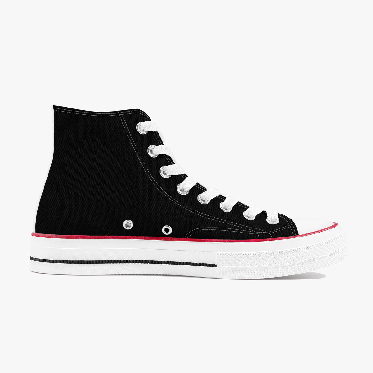Christ In Every Fiber unisex Christian high-top canvas sneakers, view 5