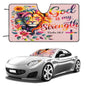 He Is My Strength Christian Car SunShade - ClaimedbyGodDesigns