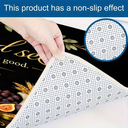 Taste And See That The Lord Is Good Christian Kitchen Mat
