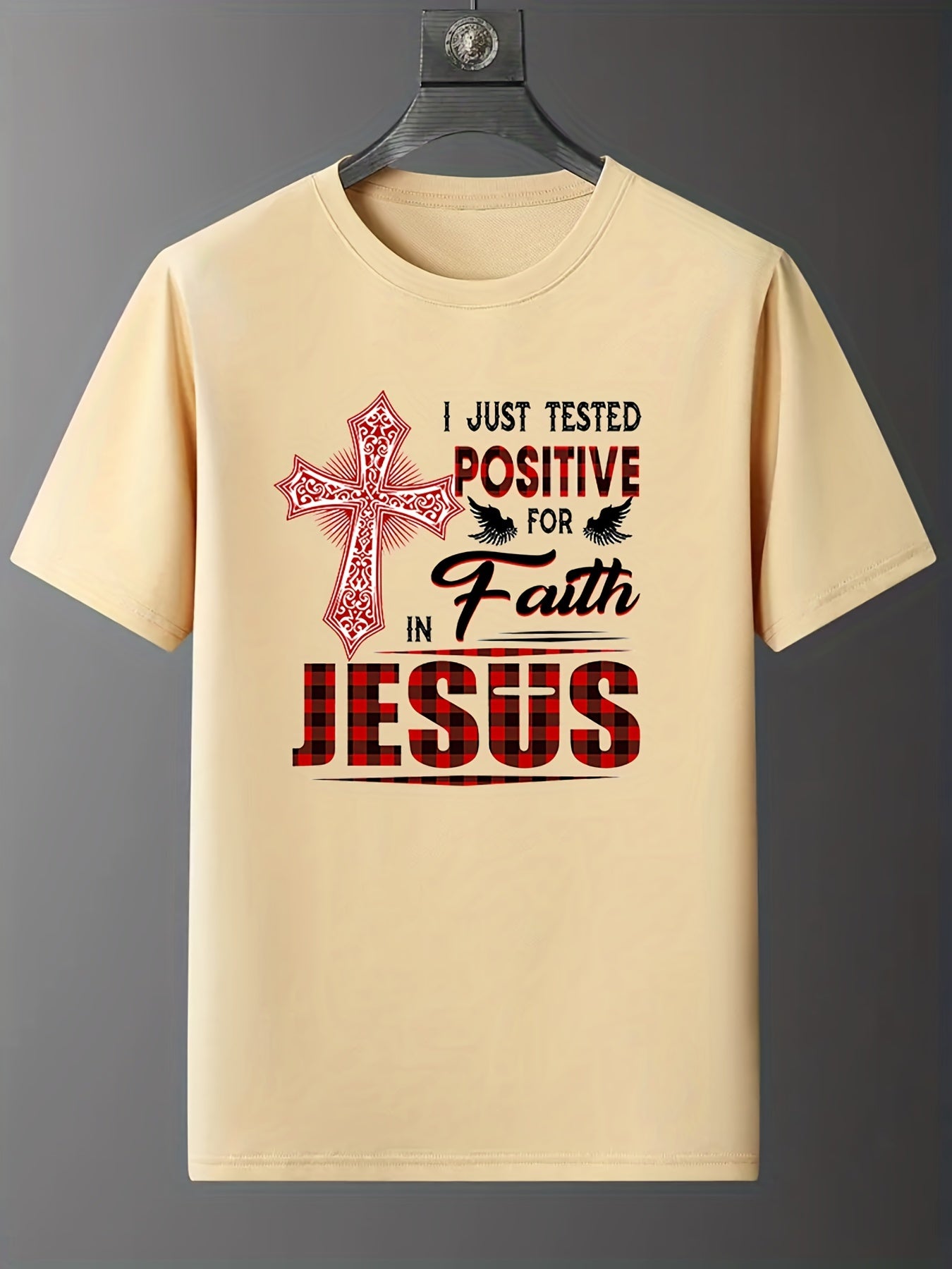 I Just Tested Positive For Faith In Jesus Women's Christian T-shirt claimedbygoddesigns