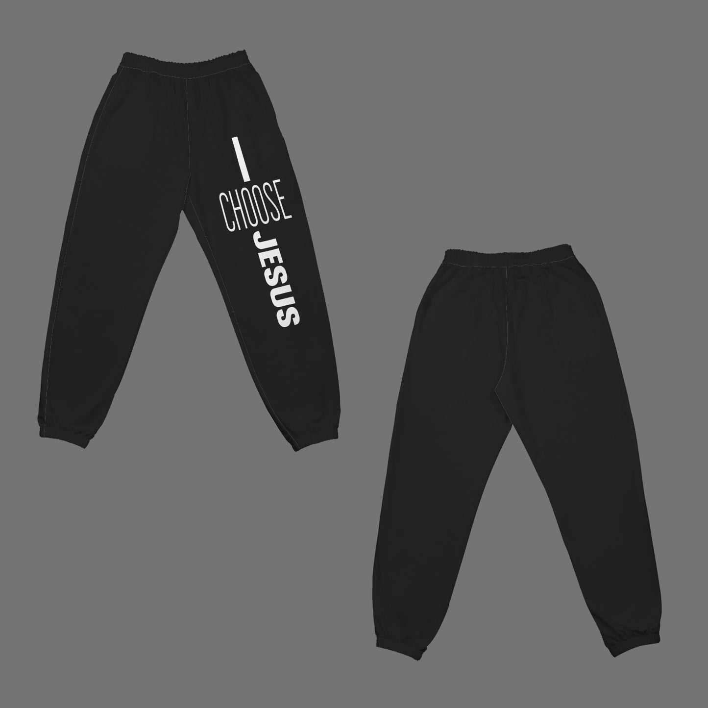 I Choose Jesus Casual High Waist Pocket Women's Christian Sweatpants