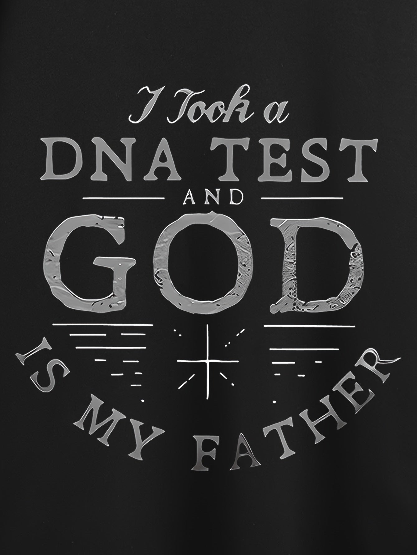 I Took A DNA Test And God Is My Father Plus Size Men's Christian Casual Outfit claimedbygoddesigns