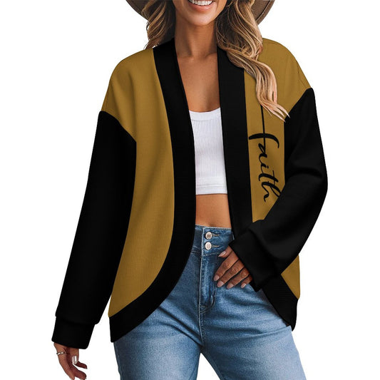 Faith Christian Women's Drop Shoulder Cardigan - ClaimedbyGodDesigns