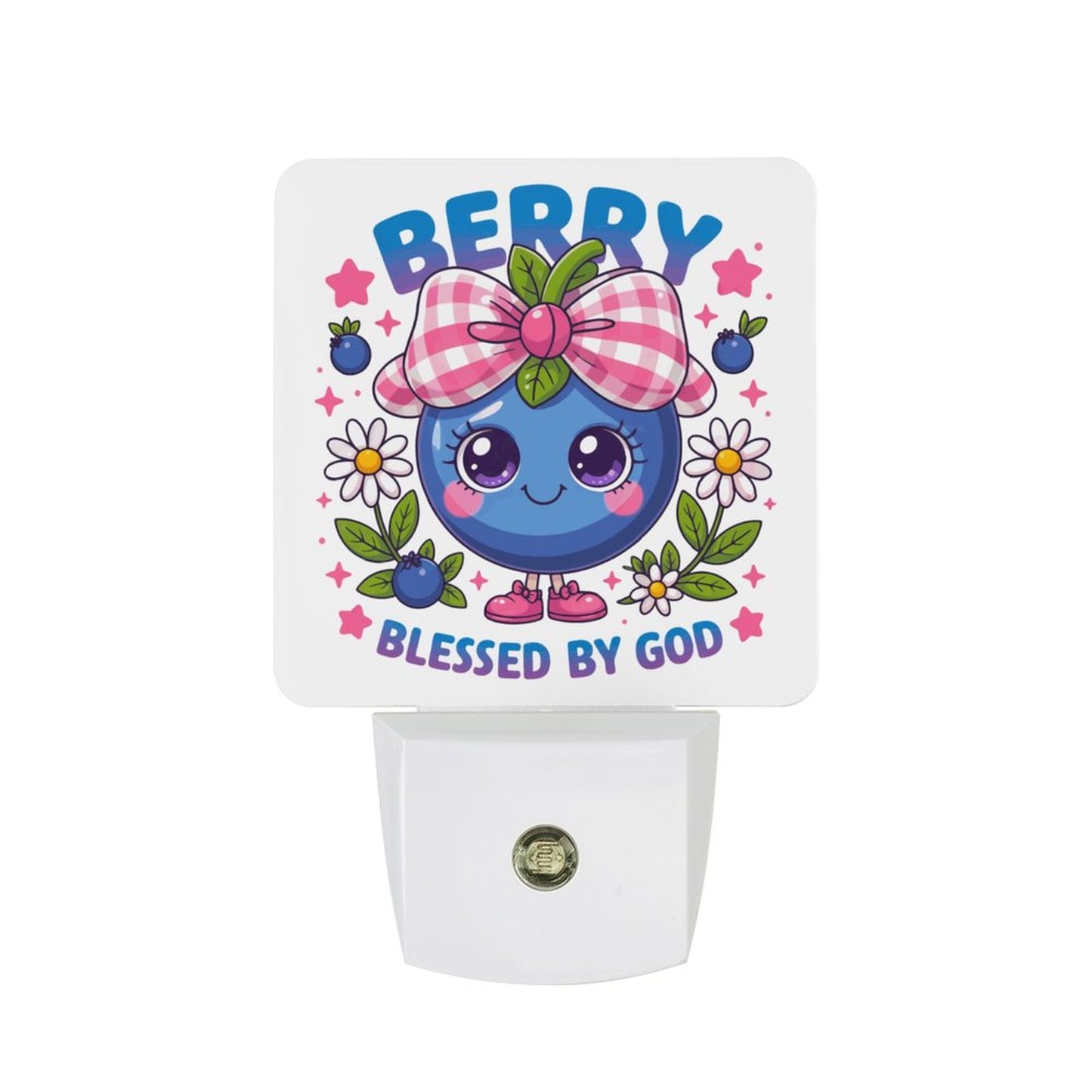 Berry Blessed Christian Night Light for Kids - ClaimedbyGodDesigns
