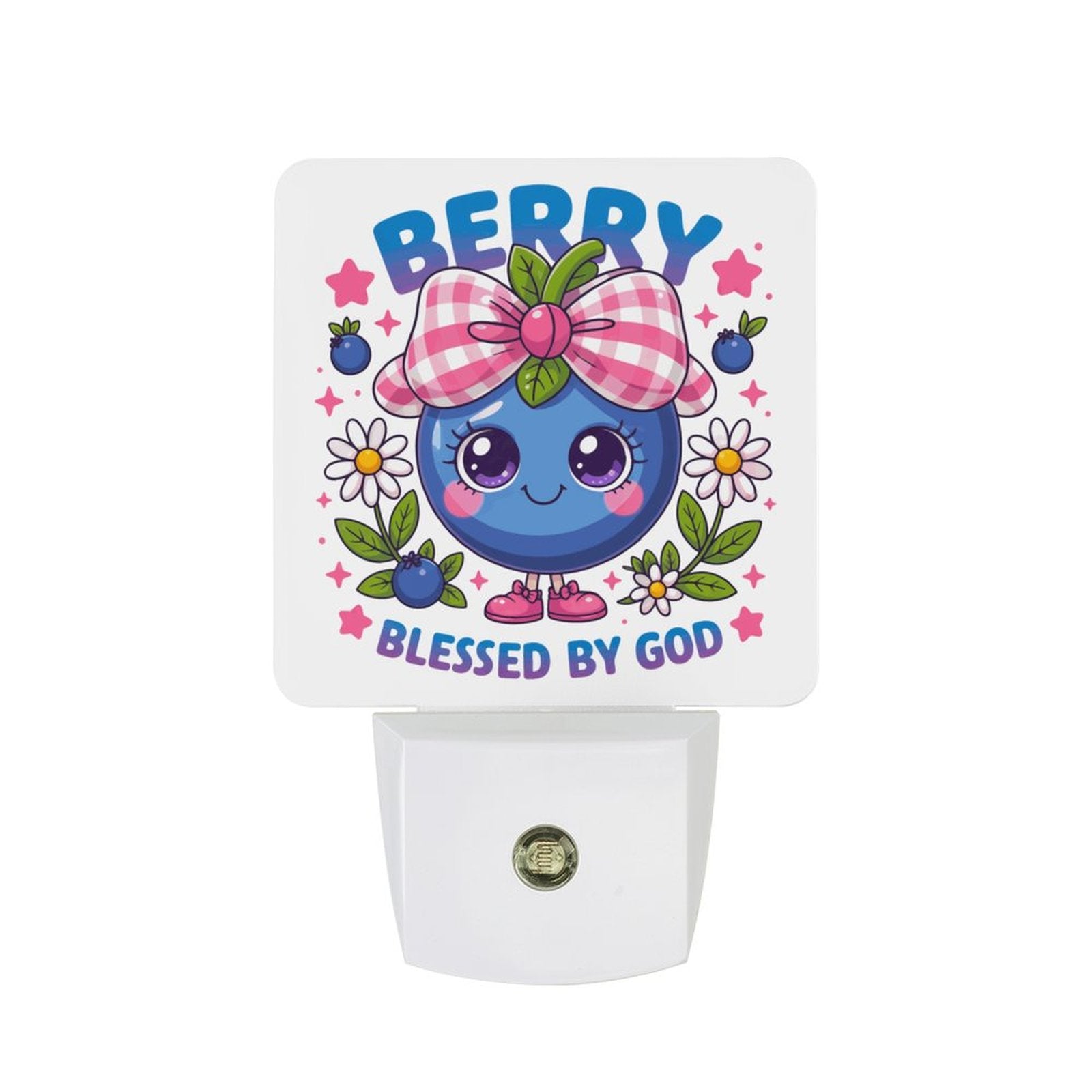 Berry Blessed Christian Night Light for Kids - ClaimedbyGodDesigns