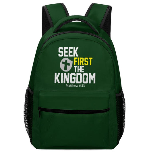 Seek First The Kingdom Christian Children's School Backpack