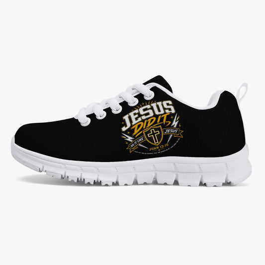 Jesus Did It Do It Like Jesus Christian Kids' Lightweight Mesh Sneakers - ClaimedbyGodDesigns