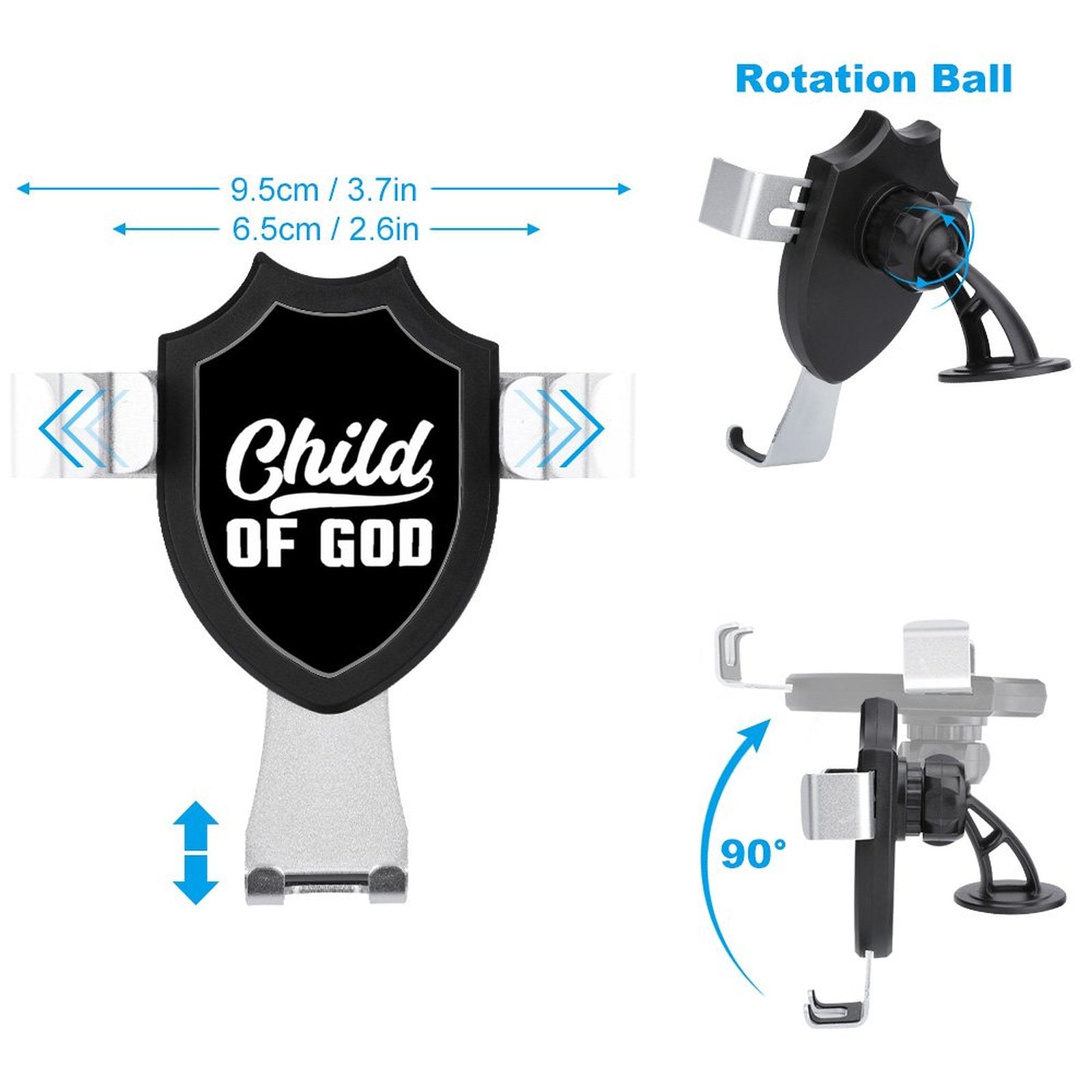 Child Of God Christian Car Mount Mobile Phone Holder SALE-Personal Design