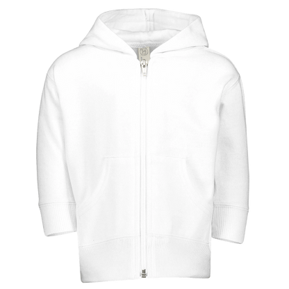 Keep Him First Christian Toddler Zip Fleece Hooded Sweatshirt - ClaimedbyGodDesigns