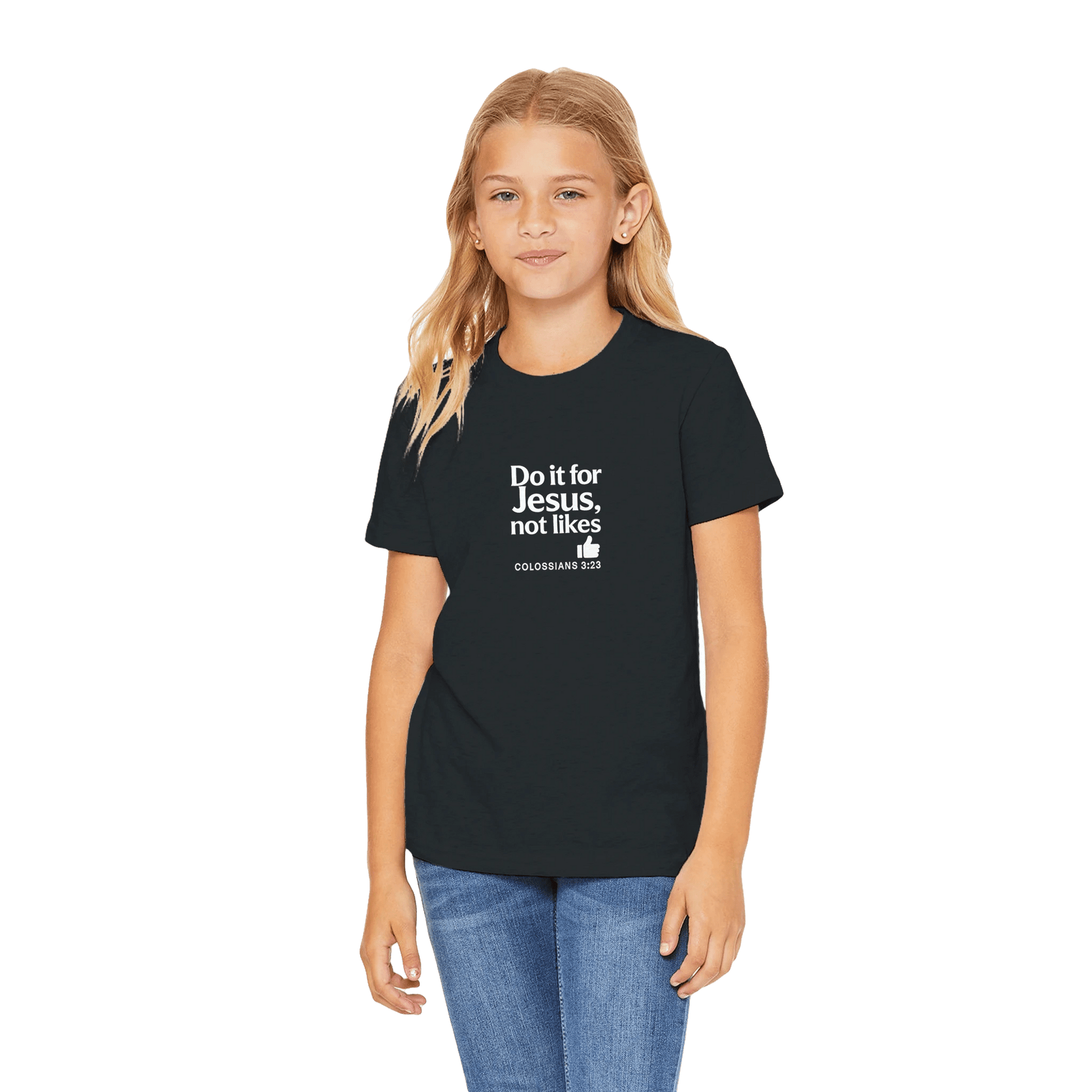 Do It For Him Youth Christian T-shirt - ClaimedbyGodDesigns