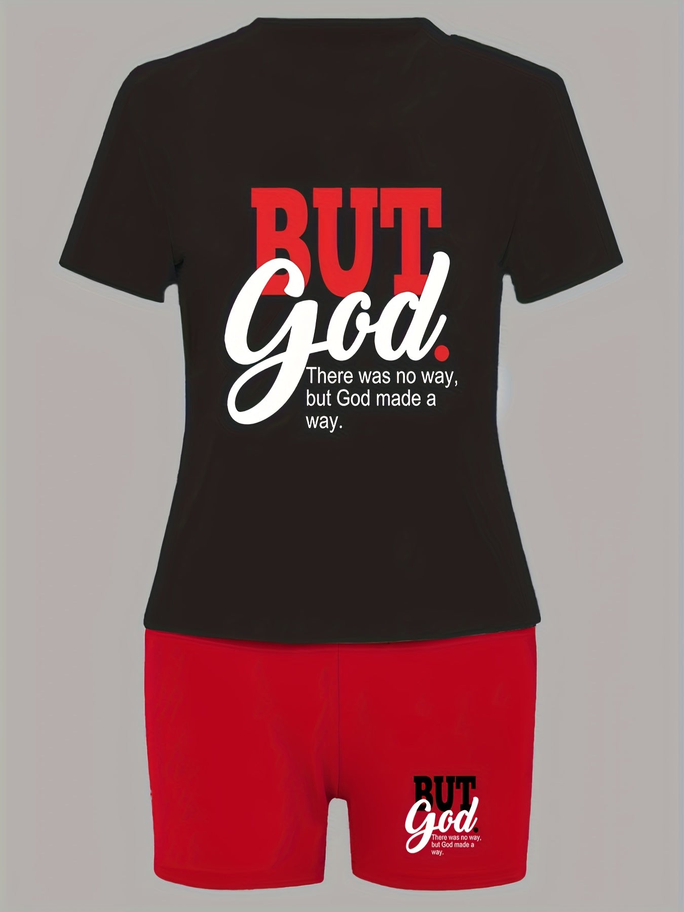 But God Women's Christian Casual Outfit claimedbygoddesigns