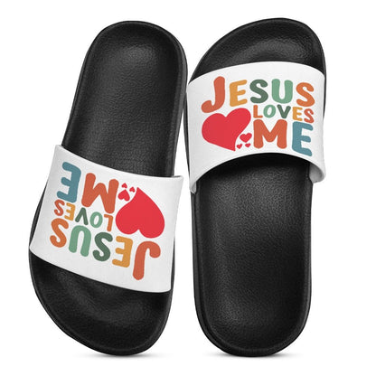 He Loves Me Christian Children's Sandals - ClaimedbyGodDesigns