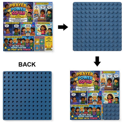 Prayer Power Squad – Building Block Puzzle Ornament - ClaimedbyGodDesigns