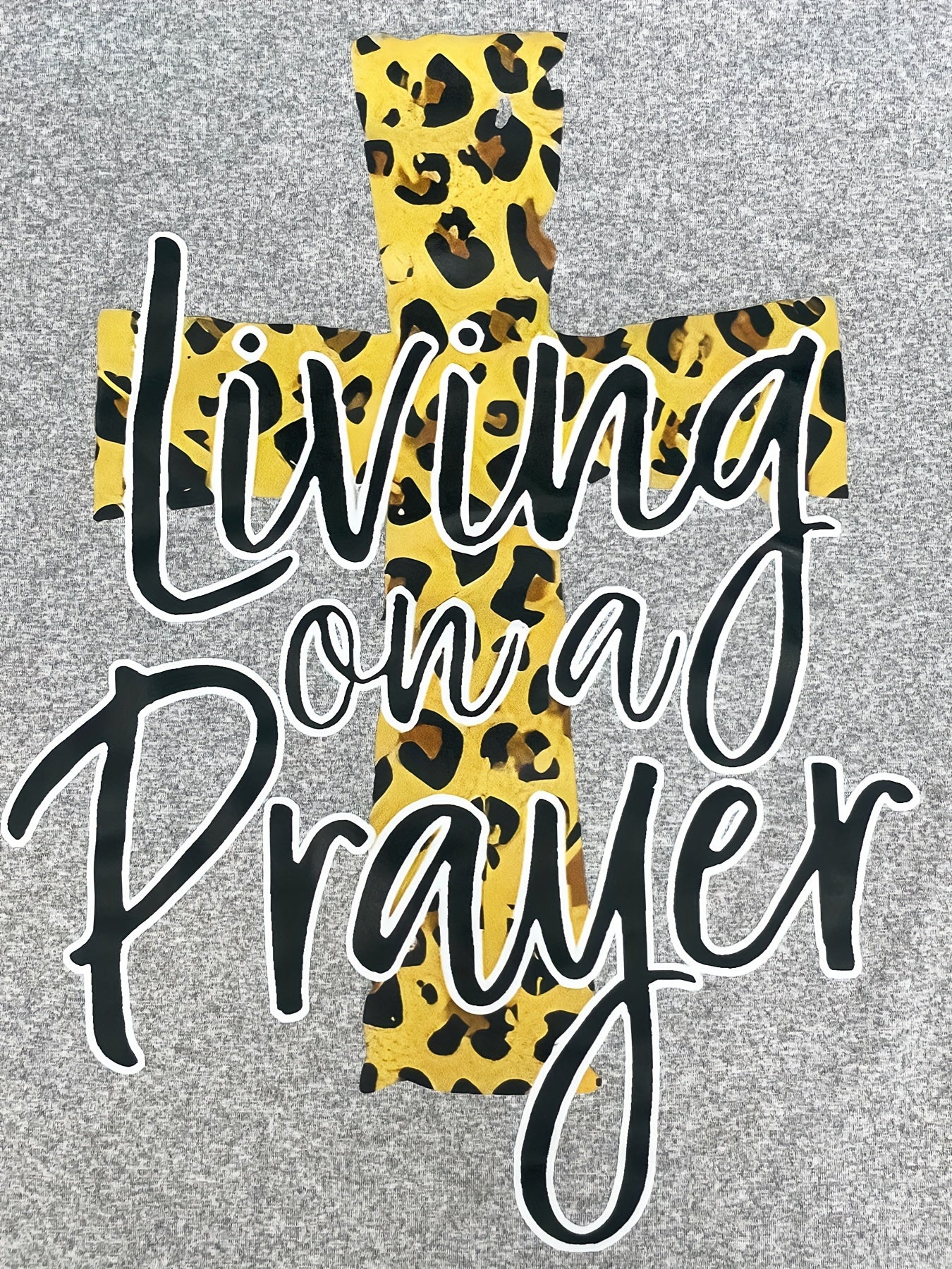 Living On A Pray Women's Christian T-shirt claimedbygoddesigns