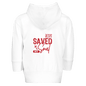 He Saved My Soul Toddler Christian Zip Fleece Hooded Sweatshirt - ClaimedbyGodDesigns