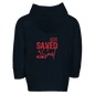 He Saved My Soul Toddler Christian Zip Fleece Hooded Sweatshirt - ClaimedbyGodDesigns
