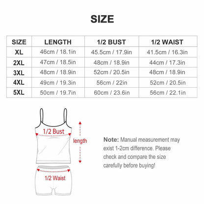 Do It For Him Christian Plus Size Women Tankini 2 - Piece Swimsuit - ClaimedbyGodDesigns