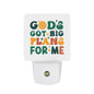 He's Got Big Plans For Me Christian Night Light for kids - ClaimedbyGodDesigns