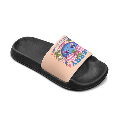 Berry Blessed By Him Christian Children's Sandals - ClaimedbyGodDesigns