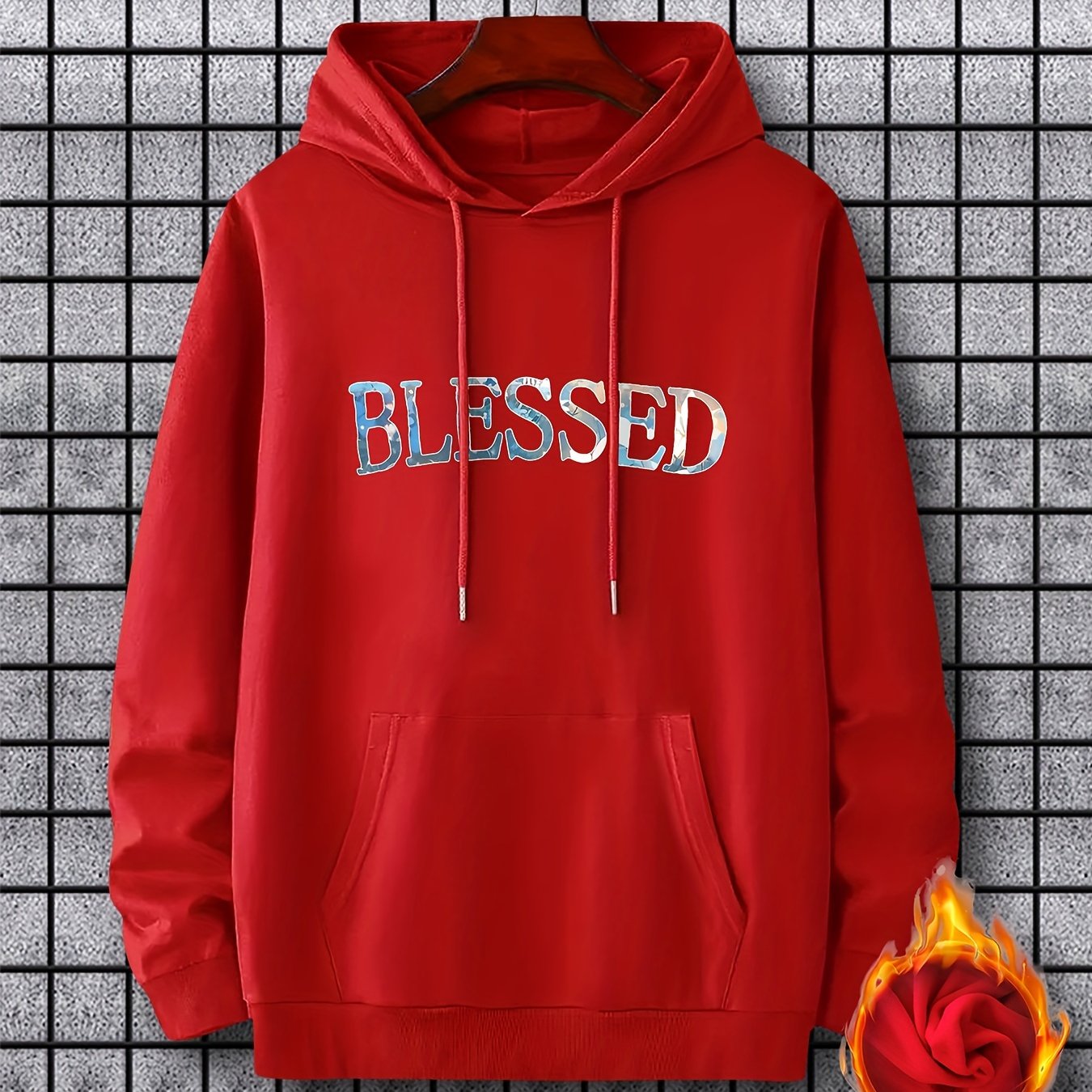 Blessed Men's Christian Pullover Hooded Sweatshirt claimedbygoddesigns