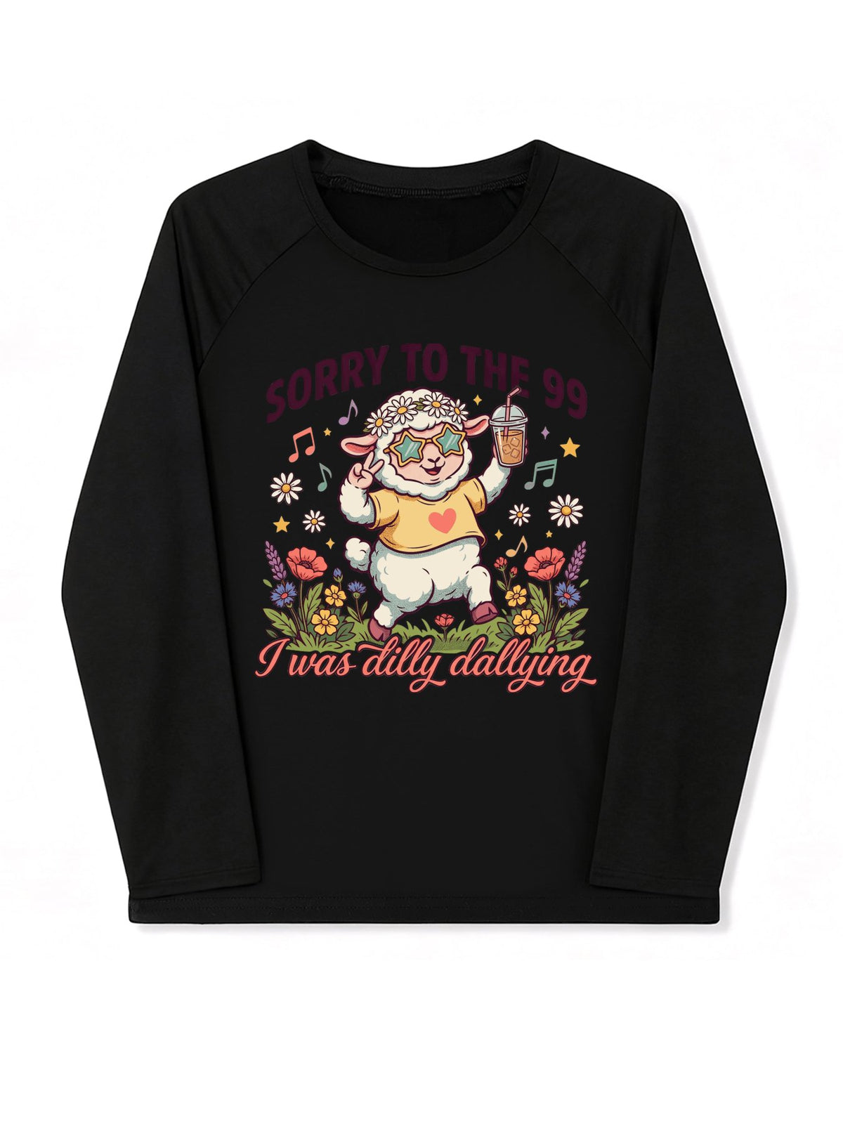 Sorry To The 99 I Was Dilly Dallying Youth Christian Christmas Plaid Pajamas