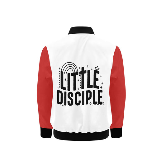 Little Disciple Kids' Christian Bomber Jacket with Pockets - ClaimedbyGodDesigns