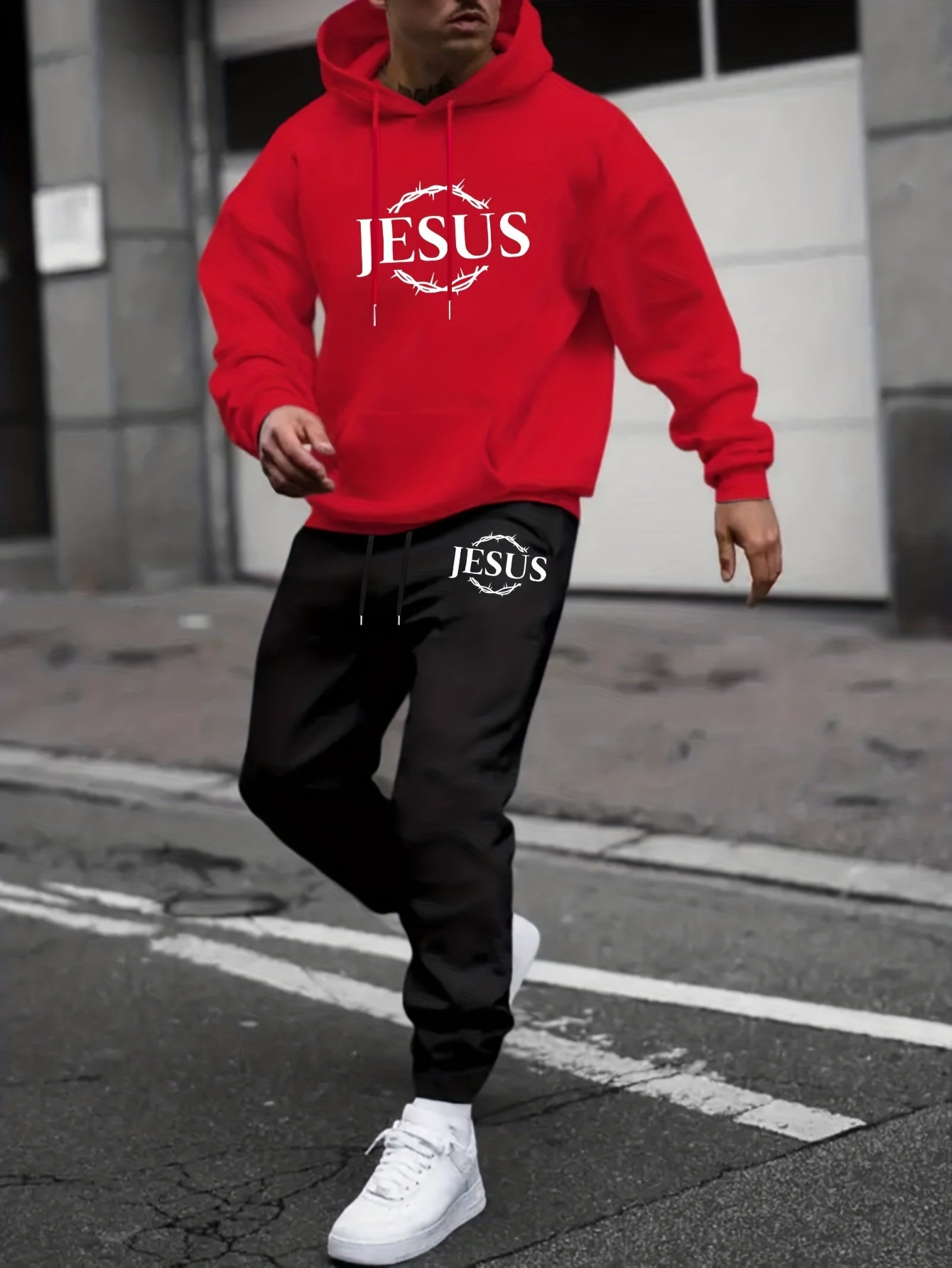 JESUS Men's Christian Casual Outfit claimedbygoddesigns