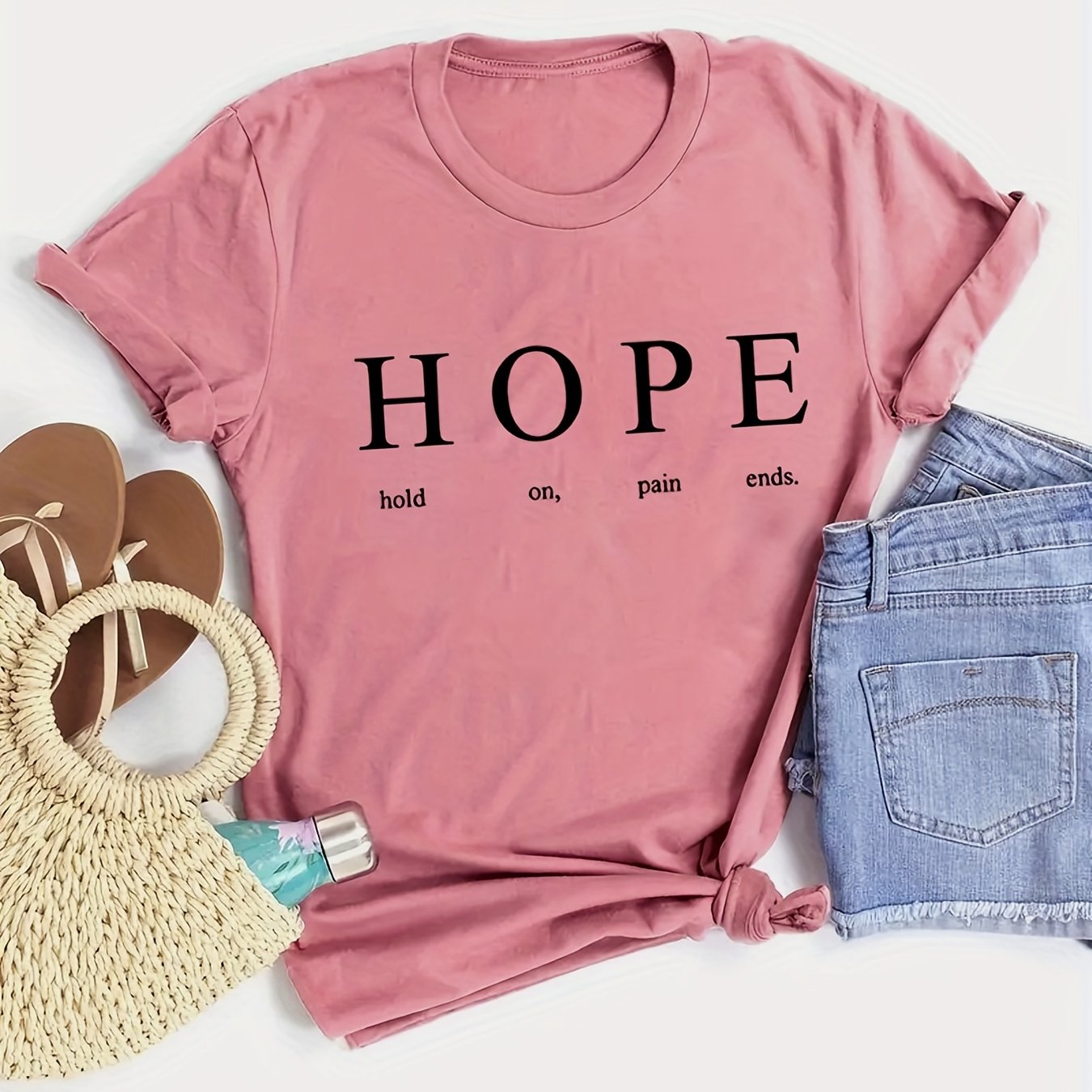 HOPE: Hold On Pain Ends Women's Christian T-shirt claimedbygoddesigns