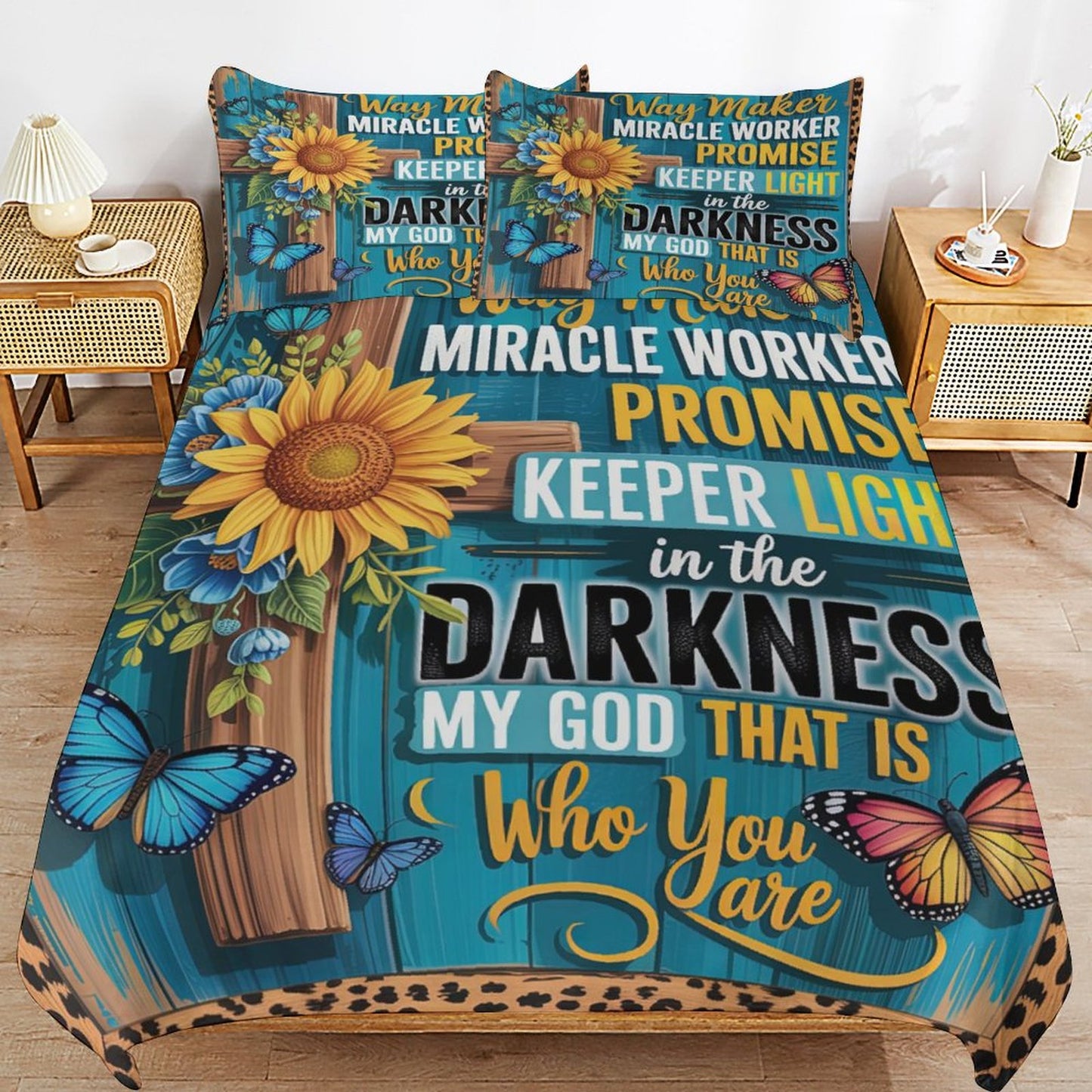 Waymaker 3-Piece Christian Comforter Bedding Set