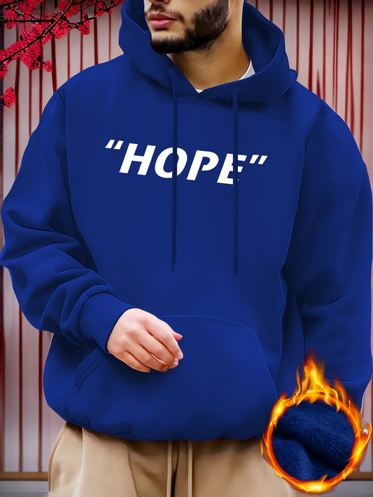 Hope Men's Christian Pullover Hooded Sweatshirt claimedbygoddesigns