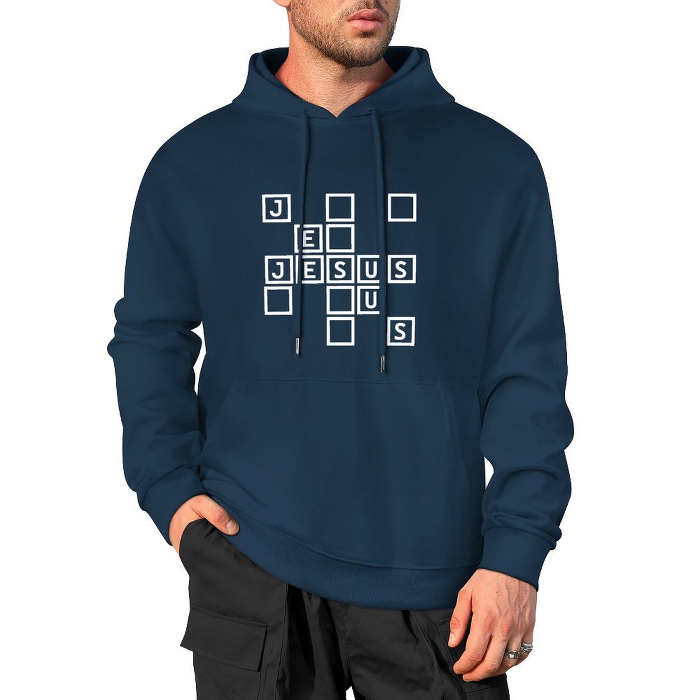 Jesus Men's Christian Pullover Hooded Sweatshirt