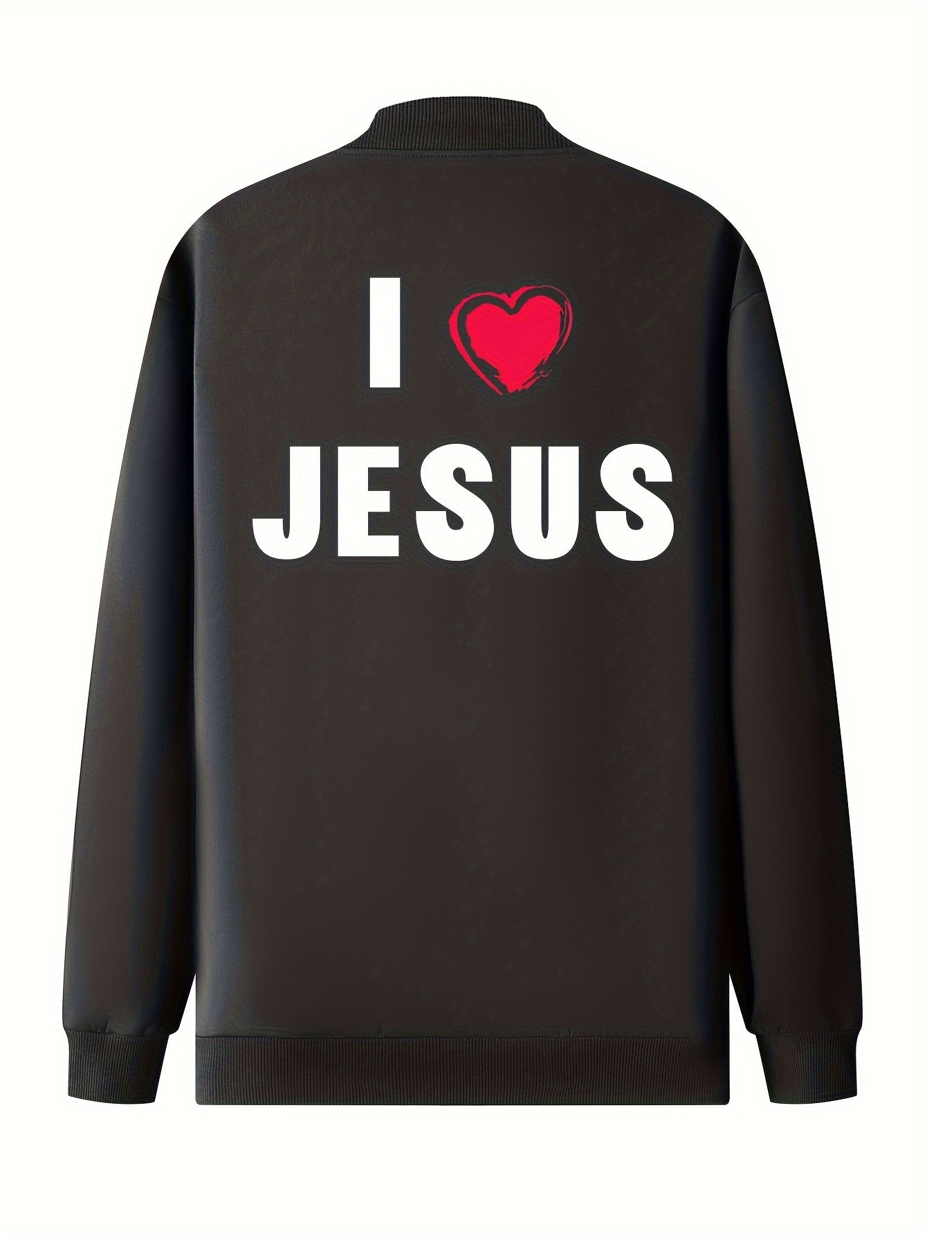 I Love Jesus Men's Christian Jacket claimedbygoddesigns